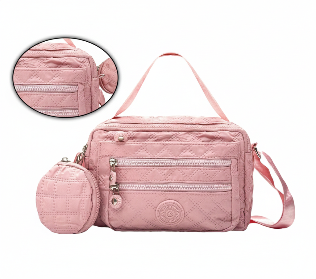 Cartera Sport Amplia con Compartimentos