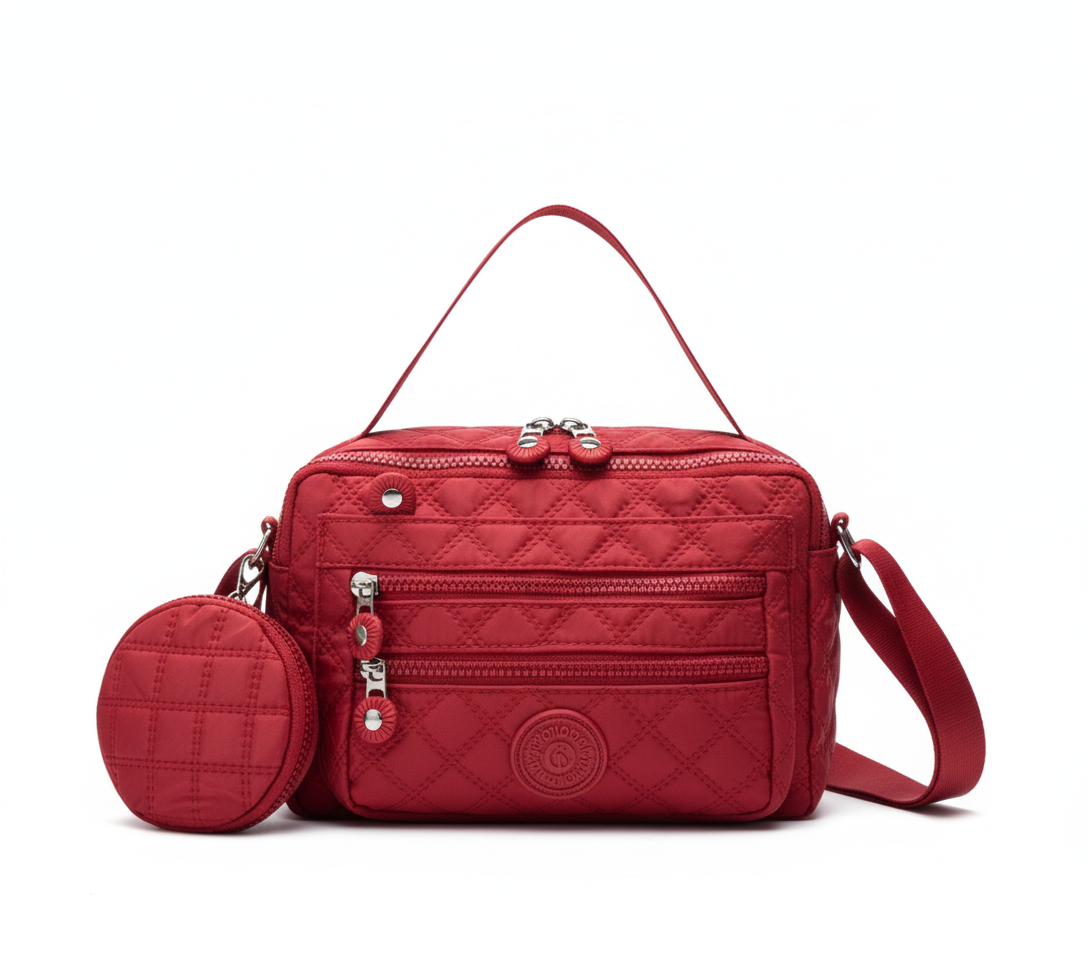 Cartera Sport Amplia con Compartimentos