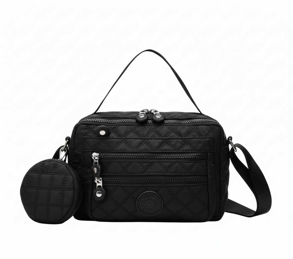 Cartera Sport Amplia con Compartimentos