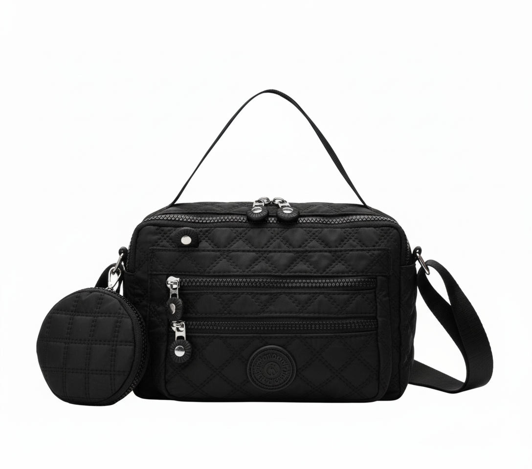 Cartera Sport Amplia con Compartimentos