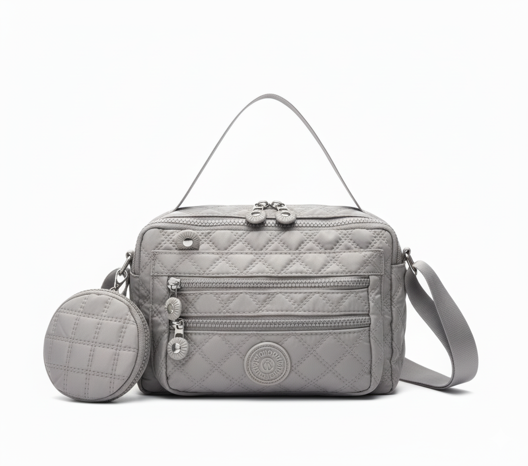 Cartera Sport Amplia con Compartimentos